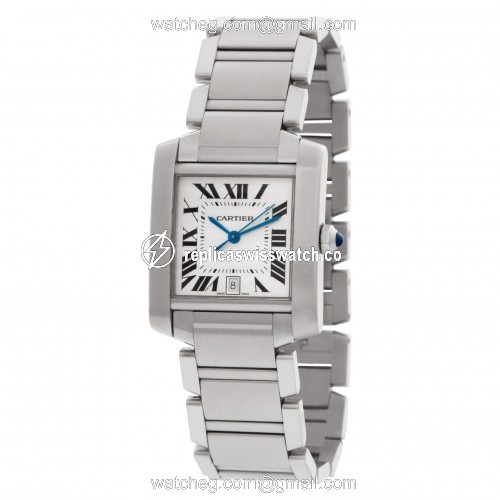 Cartier W51002Q3 Tank Francaise Automatic Male Stainless Steel Replica