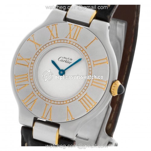 Cartier W1000944 Must 21 Quartz Male Stainless Steel Replica
