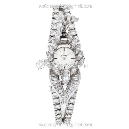 Omega Omega 3962 Classic Manual Female Platinum Watches Omega Omega 3962 Classic Manual Female Platinum Watches