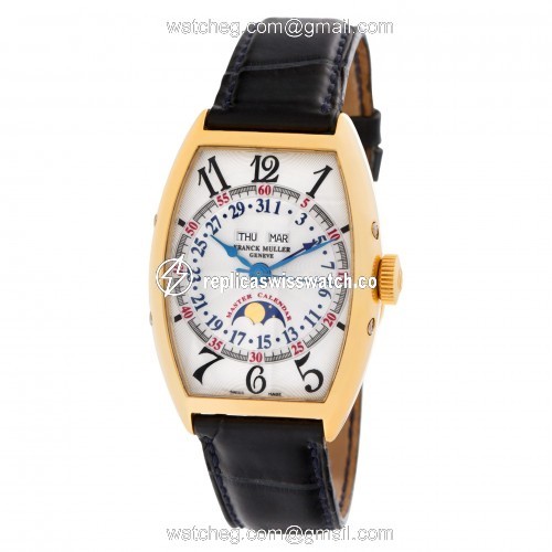 Franck Muller 5850 MC L Master Calendar Automatic Male 18k yellow gold Replica