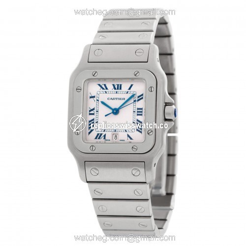Cartier w20018D6 Santos Quartz Unisex Stainless Steel Replica