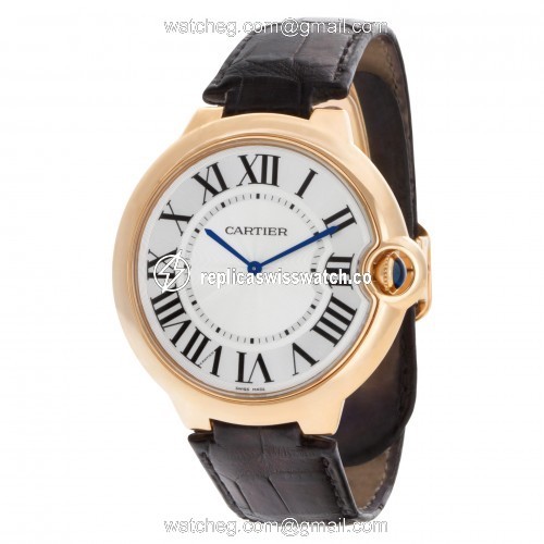 Cartier W6920054 Ballon Bleu Manual Male 18k rose gold Replica