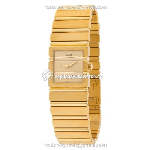 Piaget 8131c701 Polo Quartz Female 18k yellow gold Replica
