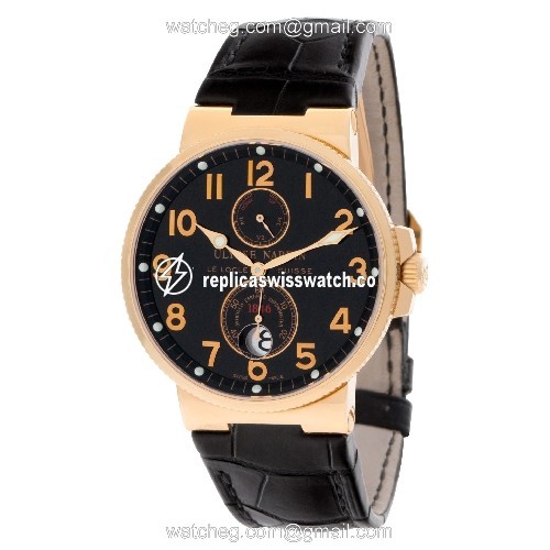 Ulysse Nardin 266-66/62 Maxi Marine Automatic Male 18k rose gold Replica