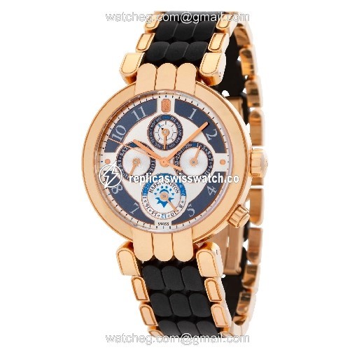 Harry Winston 200-mawpc-38 Perpetual Calendar Automatic Male 18k rose gold Replica