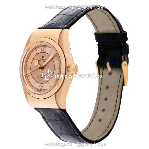 Rolex 3065 Bubble Back Automatic Unisex 18k rose gold Replica