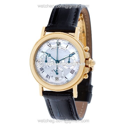 Breguet 3460BA/12/996 Horloger de la Marine Automatic Male 18k yellow gold Replica