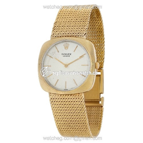 Rolex 605 Cellini Manual Unisex 14k yellow gold Replica