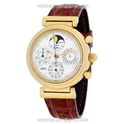 IWC IW3750 Da Vinci Automatic Male 18k Yellow Gold Replica