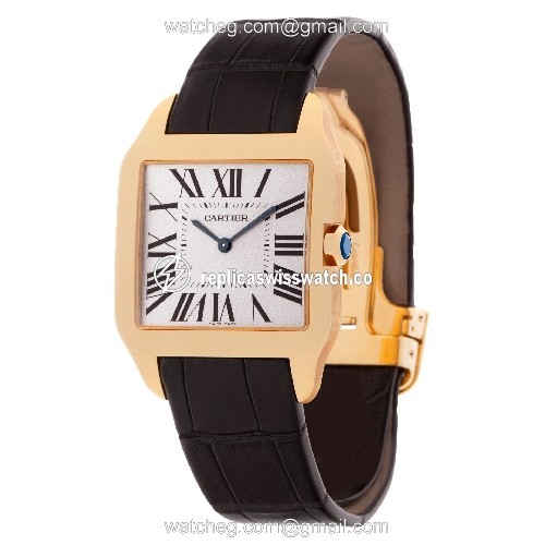 Cartier W2008751 Dumont Manual Unisex 18k rose gold Replica