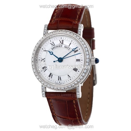 Breguet 8068BB/52/964/DD00 Classique Automatic Female 18k White Gold Replica