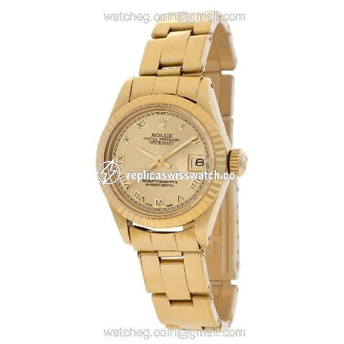 Rolex 6917 Datejust Automatic Female 18k Yellow Gold Replica