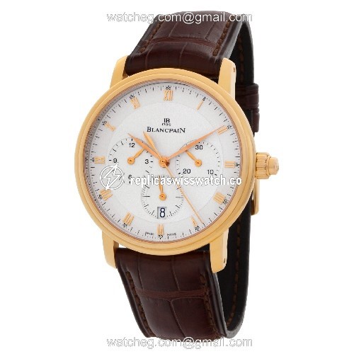 Blancpain 6185-3642 Villeret Automatic Male 18k rose gold Replica