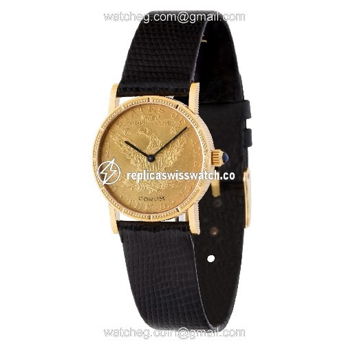 Corum 73831 $10 Coin Manual Unisex 18k yellow gold Replica