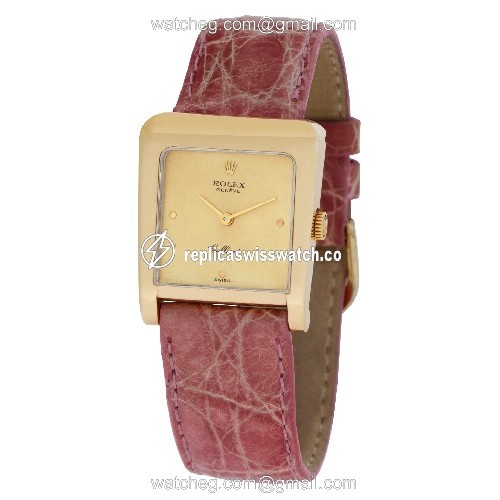 Rolex 4100 Cellini Manual Female 18k yellow gold Replica