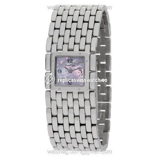 Cartier w61001t9 Ruban Quartz Female Stainless Steel Replica