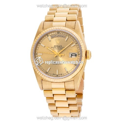 Rolex 18238 Day-Date Automatic Male 18k yellow gold Replica