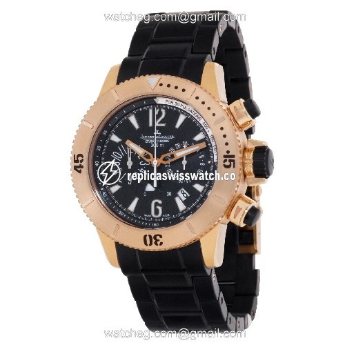 Jaeger LeCoultre Q1862740 Diving Chronograph Automatic Male 18k rose gold Replica