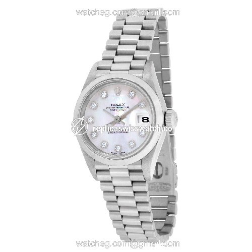 Rolex 69166 Datejust Automatic Female Platinum Replica