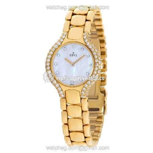 Ebel 866969 Beluga Quartz Female 18k yellow gold Replica