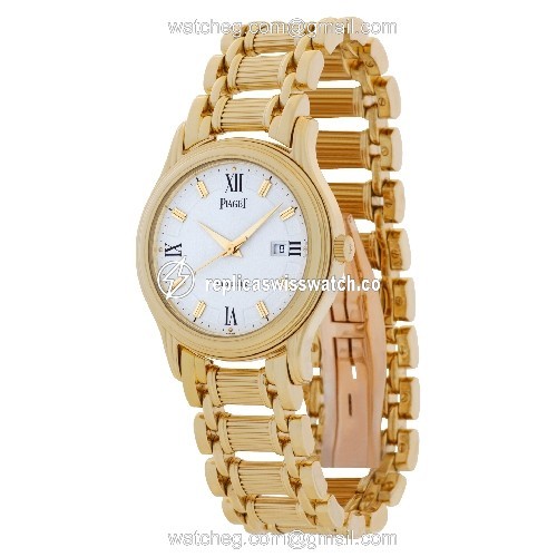 Piaget 24001 M 501 D Polo Automatic Unisex 18k yellow gold Replica
