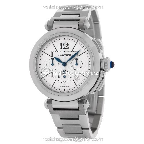 Cartier w31085m7 Pasha 42mm Automatic Male Stainless Steel Replica