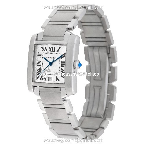 Cartier W51002Q3 Tank Francaise Automatic Unisex Stainless Steel Replica