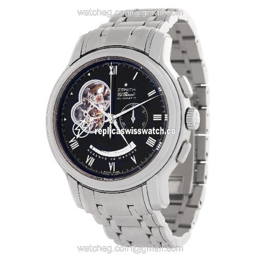 Zenith 031260402121 El Primero Automatic Male Stainless Steel Replica