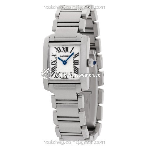 Cartier W51008Q3 Tank Francaise Quartz Female Stainless Steel Replica