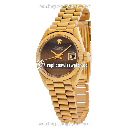 Rolex 6917 Datejust Automatic Female 18k yellow gold Replica