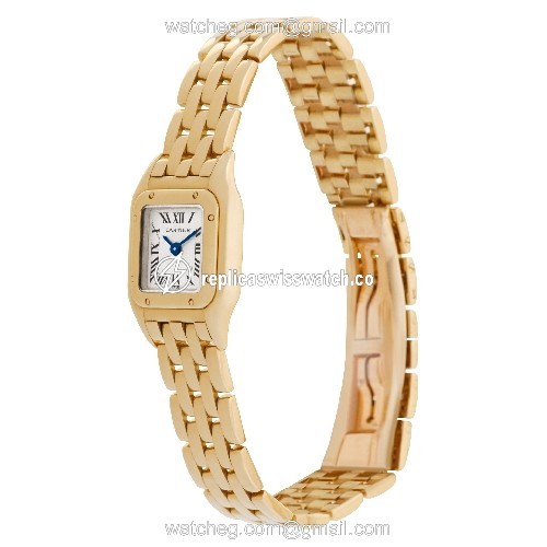 Cartier W25034B9 Panthere Quartz Female 18k yellow gold Replica