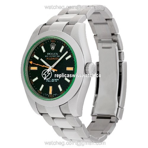 Rolex 116400GV Milgauss Automatic Male Stainless Steel Replica