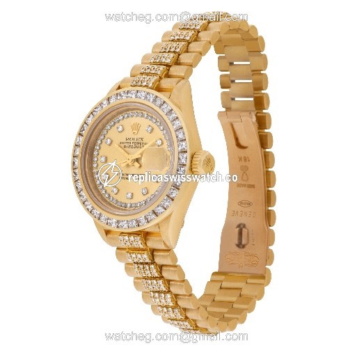 Rolex 69178 Datejust Automatic Female 18k yellow gold Replica