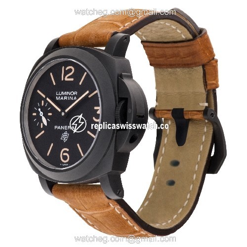 Panerai PAM00599 Luminor Marina Manual Male DLC coated Replica