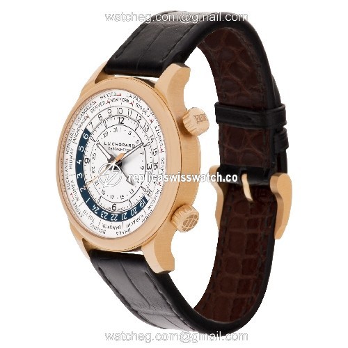 Chopard 161942-5001 L.U.C. Time Traveler One Automatic Male 18k rose gold Replica