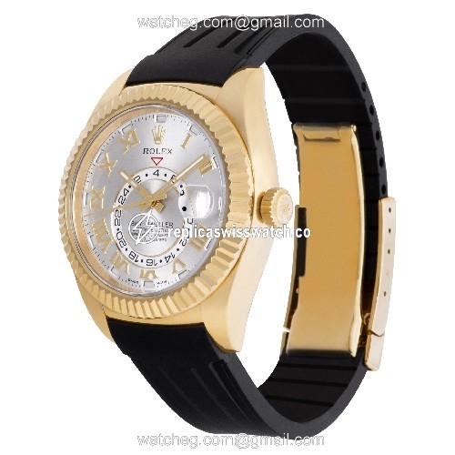 Rolex 326138 Sky-Dweller Automatic Male 18k yellow gold Replica