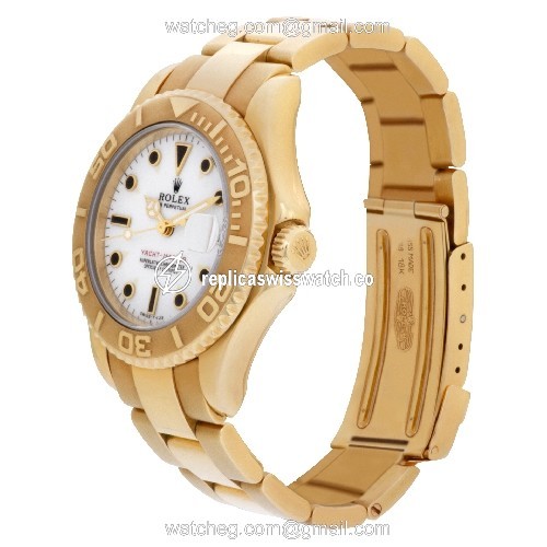 Rolex 168628 Yacht-Master Automatic Unisex 18k yellow gold Replica