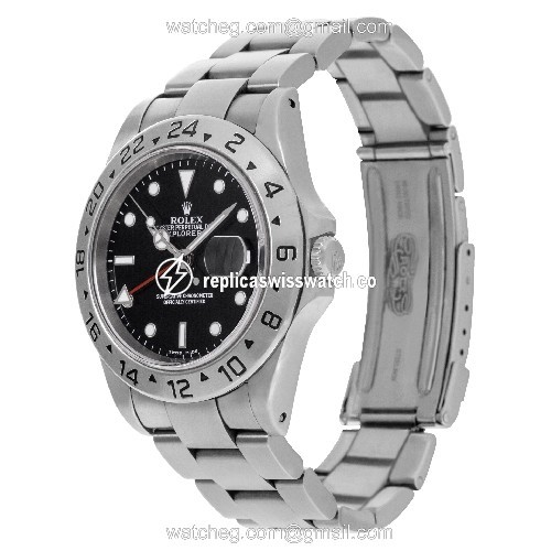 Rolex 16570 Explorer II Automatic Male Stainless Steel Replica