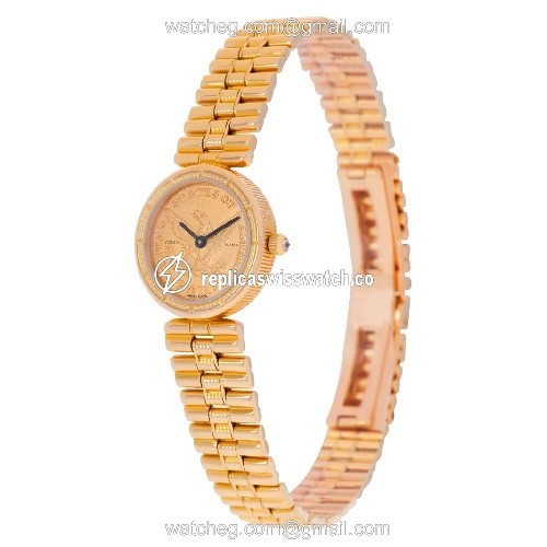 Corum 1852 $2.50 gold coin Quartz Female 18k yellow gold Replica