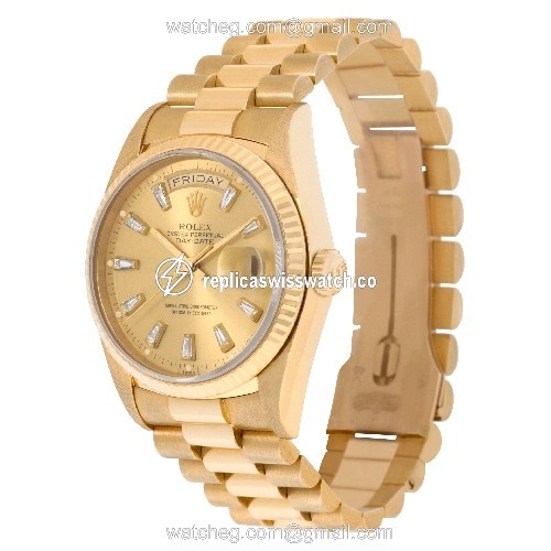 Rolex 18038 Day-Date Automatic Male 18k yellow gold Replica