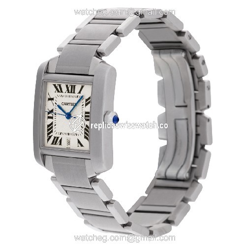 Cartier W51002Q3 Tank Francaise Automatic Unisex Stainless Steel Replica