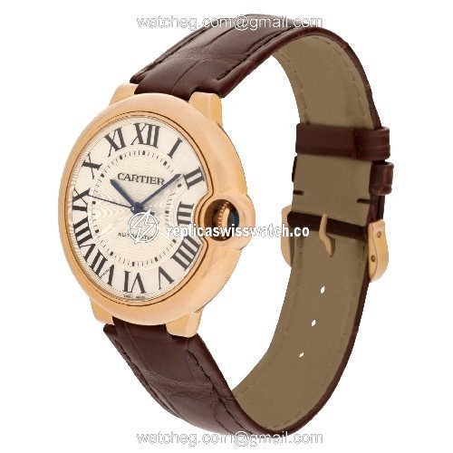 Cartier W6900456 Ballon Bleu Automatic Unisex 18k rose gold Replica