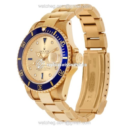 Rolex 16618 Submariner Automatic Male 18k yellow gold Replica