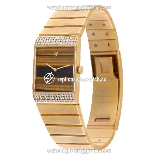 Rolex 4611 King Midas Manual Male 18k yellow gold Replica