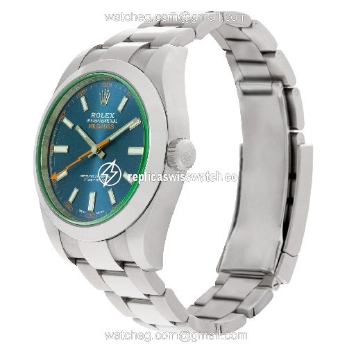 Rolex 116400GV Milgauss Automatic Male Stainless Steel Replica