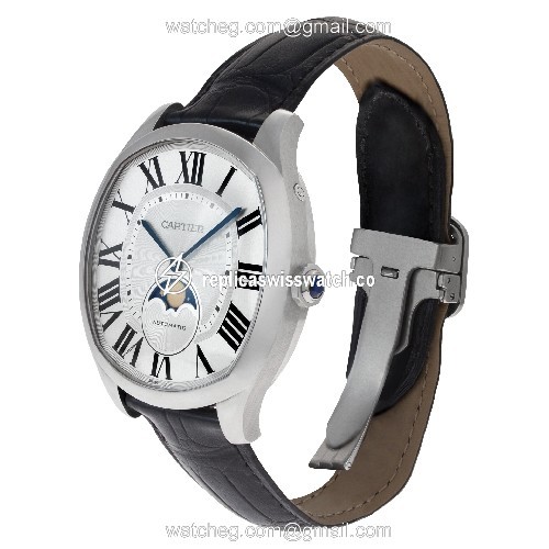 Cartier WSNM0008 Drive Moonphase Automatic Unisex Stainless Steel Replica