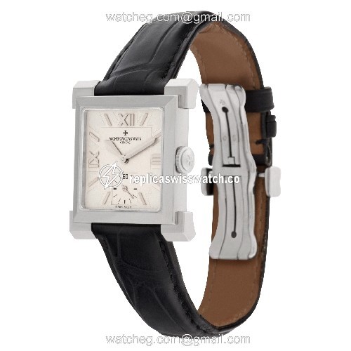 Vacheron Constantin 91030 Historique Carree Manual Male 18k White Gold Replica