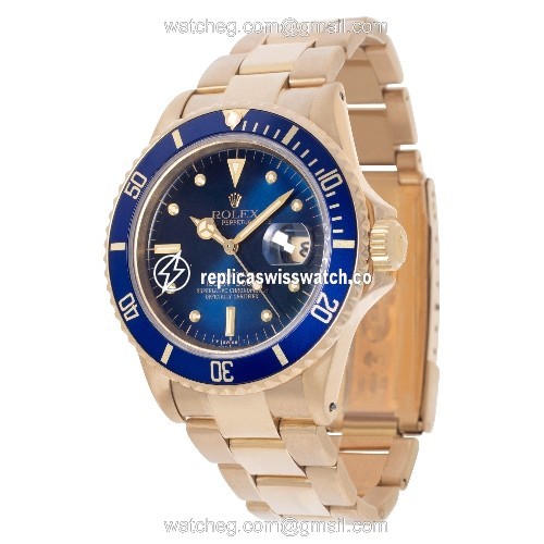Rolex 16808 Submariner Automatic Male 18k yellow gold Replica