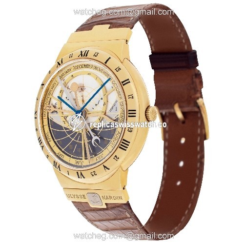 Ulysse Nardin 901-22 Galaxy Automatic Male 18k yellow gold Replica