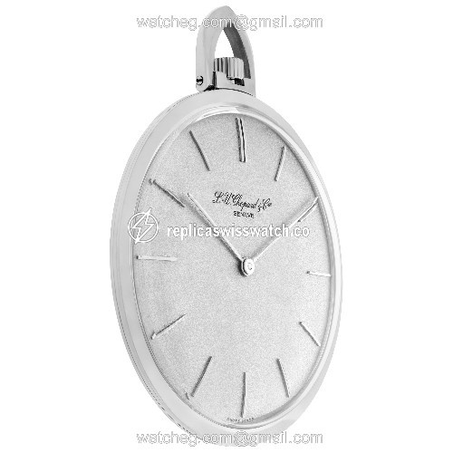 Chopard 9877 pocket watch Manual Male 18k White Gold Replica